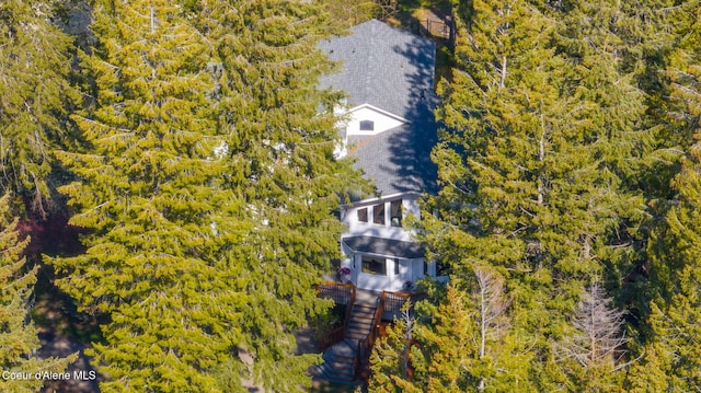 drone / aerial view