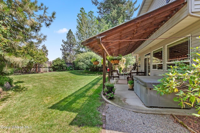 8533 N Tartan Dr, Hayden, ID 83835 - view of yard with a patio area