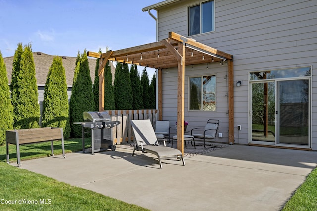 9362 N Prince William Loop, Hayden, ID 83835 - view of patio with a pergola and grilling area