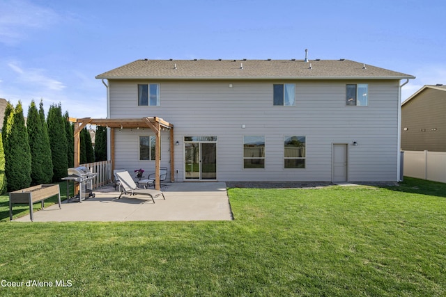 9362 N Prince William Loop, Hayden, ID 83835 - back of house with a pergola and a patio