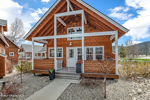 17 Hitchcock Dr, Dover, ID 83825 - view of front of house featuring covered porch