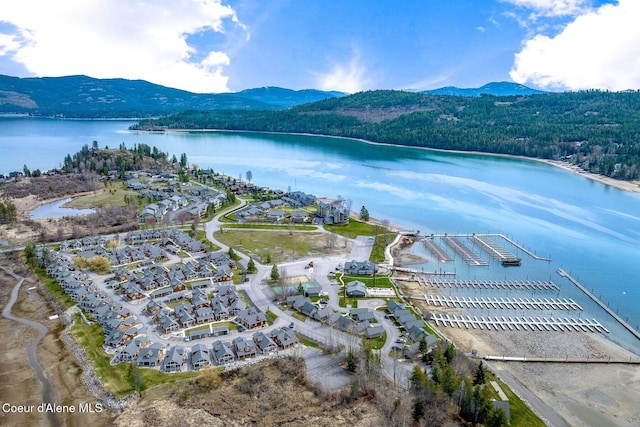 17 Hitchcock Dr, Dover, ID 83825 - aerial view of a water and mountain view