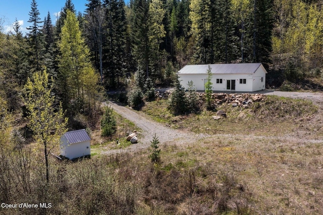 247 Living Waters Way, Priest River, ID 83856 - birds eye view of property with a view of trees