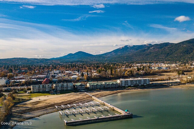 412 Sandpoint Ave Unit 332, Sandpoint, ID 83864 - bird's eye view featuring a water and mountain view