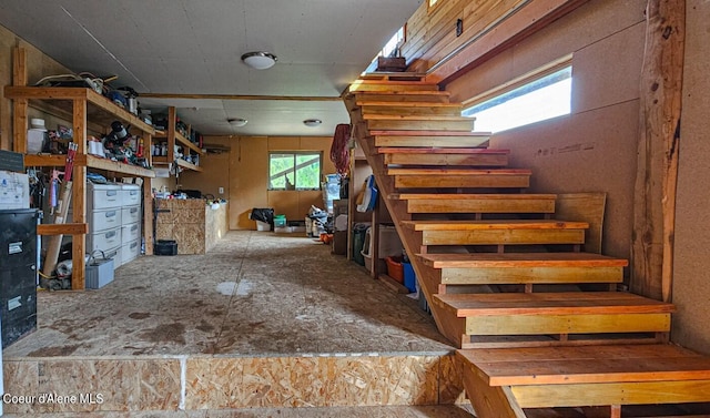 view of stairs