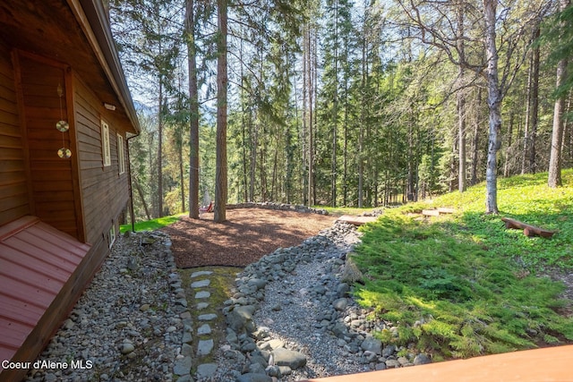2264 Parker Canyon Rd, Bonners Ferry, ID 83805 - view of yard featuring a wooded view
