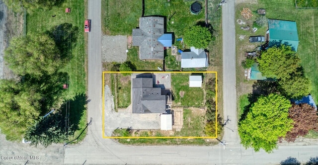 aerial overview of property's location with property boundaries highlighted