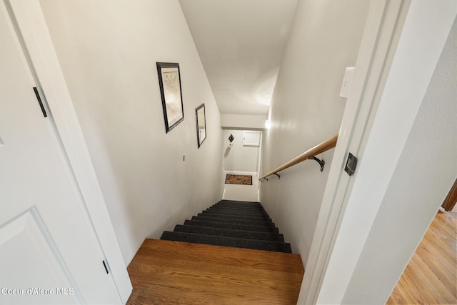 1201 Paradise Valley Rd, Bonners Ferry, ID 83805 - stairs with wood finished floors