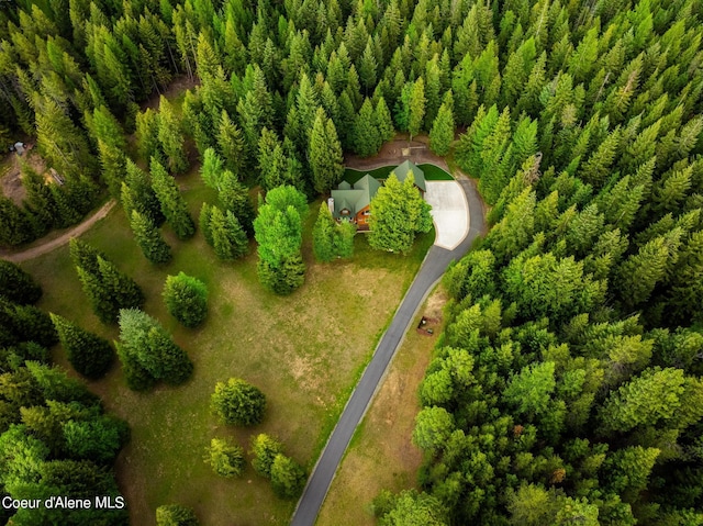 1201 Paradise Valley Rd, Bonners Ferry, ID 83805 - view from above of property