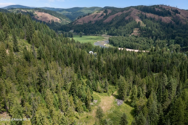 19856 B St Joe River Rd, Calder, ID 83808 - view of mountain feature with a wooded view