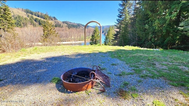 19856 B St Joe River Rd, Calder, ID 83808 - view of yard featuring a mountain view