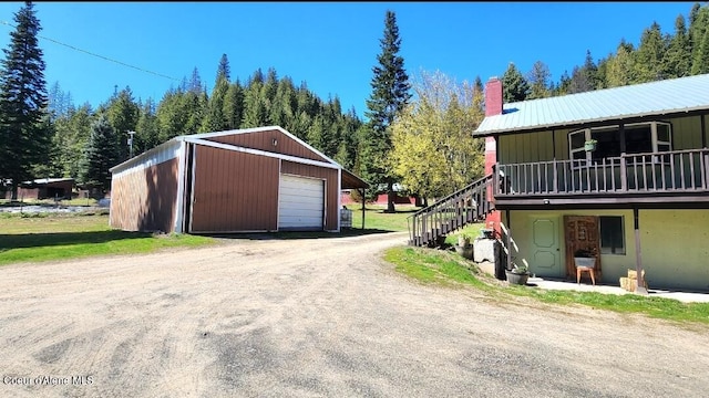 19856 B St Joe River Rd, Calder, ID 83808 - exterior space featuring driveway and stairs