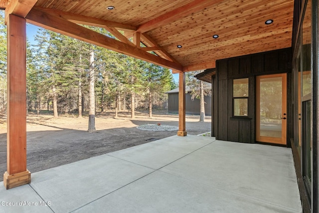 view of patio