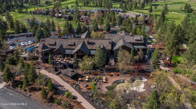 6012 W Quartzite Ln, Coeur Dalene, ID 83814 - aerial view of property's location with a golf club