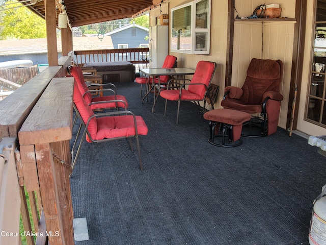 view of patio / terrace with outdoor dining area