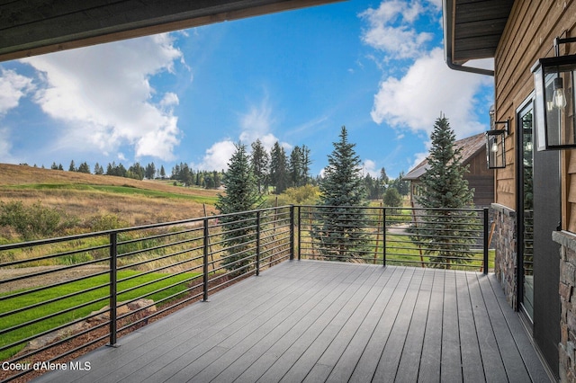 17056 S Lazurite Dr, Coeur Dalene, ID 83814 - view of deck
