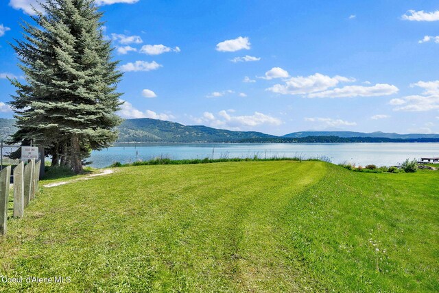 702 Merton Ave, Sandpoint, ID 83864 - water view with a mountain backdrop