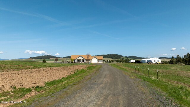 6035 W Conkling Rd, Worley, ID 83876 - view of road with a rural view and dirt driveway