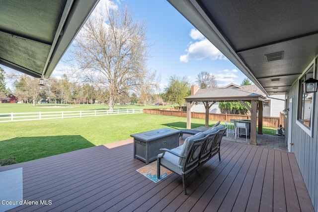 10792 N Magic Ct, Hayden, ID 83835 - deck featuring a gazebo