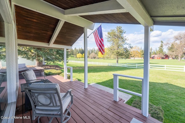 10792 N Magic Ct, Hayden, ID 83835 - view of deck