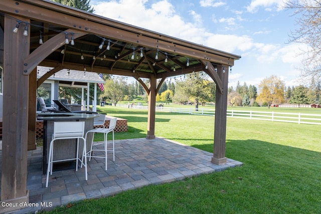 10792 N Magic Ct, Hayden, ID 83835 - view of patio featuring a gazebo