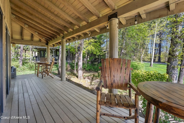 504 Hornby Pl, Dover, ID 83825 - view of wooden terrace