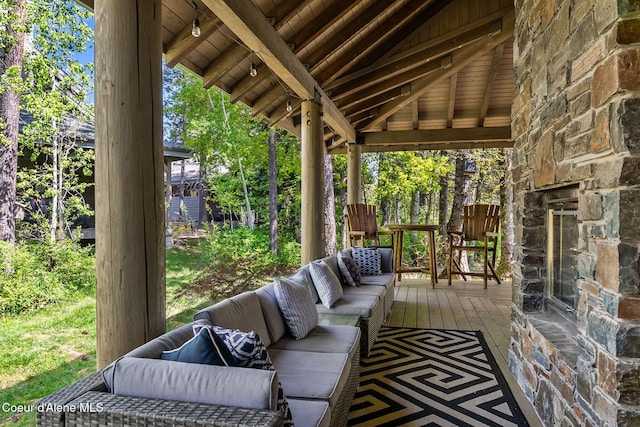504 Hornby Pl, Dover, ID 83825 - view of patio / terrace with outdoor lounge area