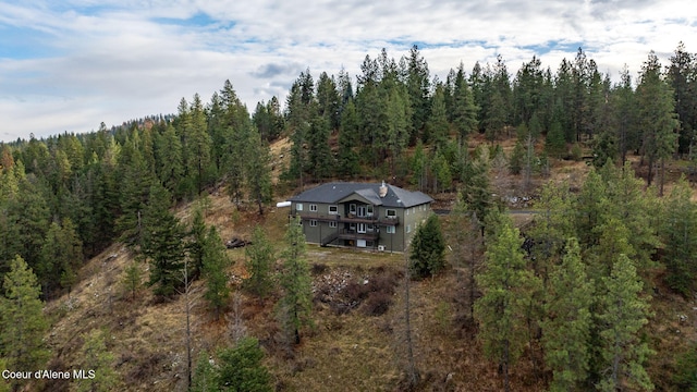 5969 W Highland Dr, Coeur Dalene, ID 83814 - bird's eye view featuring a forest view