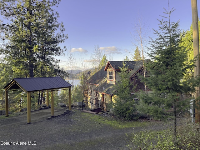314 Overlake View Rd, Cocolalla, ID 83813 - view of home's exterior featuring a detached carport