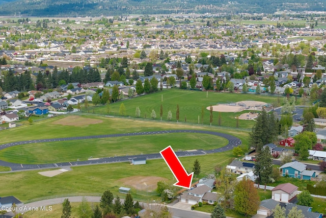 404 W 18th Ave, Post Falls, ID 83854 - aerial view featuring a residential view
