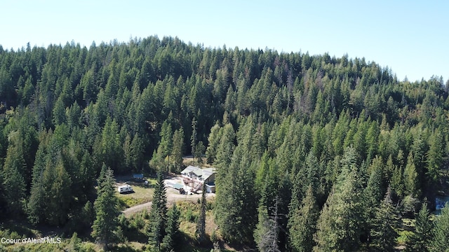1959 Thimbleberry Ln, Sandpoint, ID 83864 - bird's eye view featuring a forest view