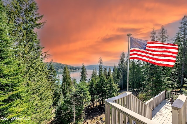 19820 S Alcan Rd, Coeur Dalene, ID 83814 - mountain view featuring a nearby body of water