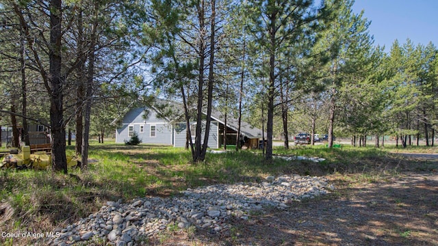 view of yard