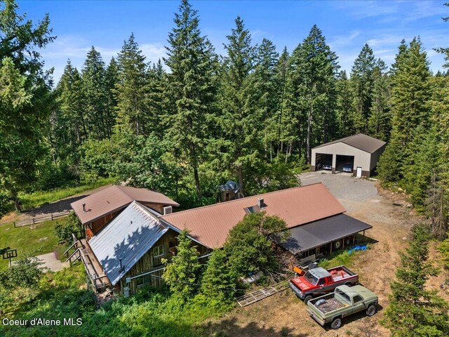 13168 N Clauson Trl, Rathdrum, ID 83858 - view from above of property featuring a forest