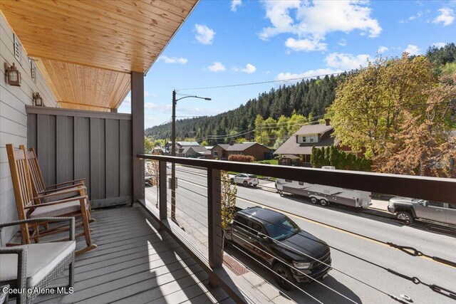 834 Mckinley Ave Unit 208, Kellogg, ID 83837 - balcony featuring a forest view and a mountain view