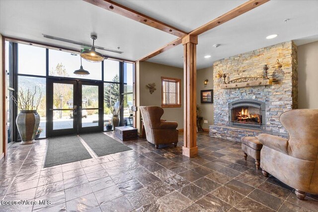 834 Mckinley Ave Unit 208, Kellogg, ID 83837 - building lobby with recessed lighting and a wall of windows