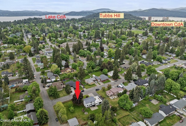 1809 E Boyd Ave, Coeur Dalene, ID 83814 - view of property location with a mountain backdrop