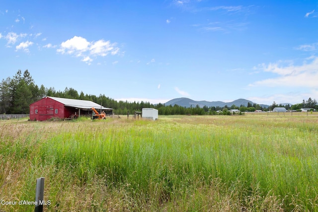 17871 N Ramsey Rd, Rathdrum, ID 83858 - view of yard with a mountain view and a view of countryside