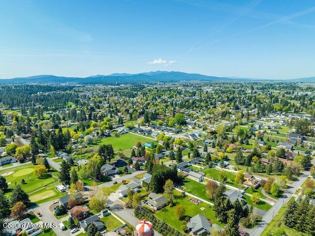 1547 E Stratford Dr, Hayden, ID 83835 - aerial view featuring a mountain view