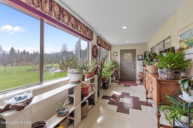 interior space featuring a healthy amount of sunlight