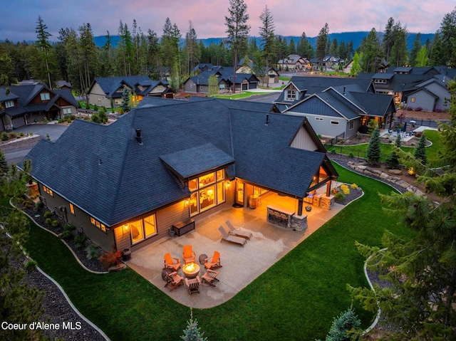 11671 N Spiraea Ln, Hayden, ID 83835 - aerial view of residential area