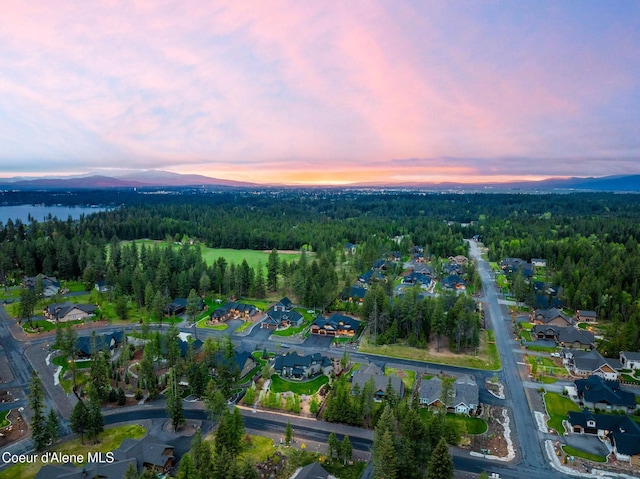 11671 N Spiraea Ln, Hayden, ID 83835 - aerial view of property's location featuring a forest and nearby suburban area