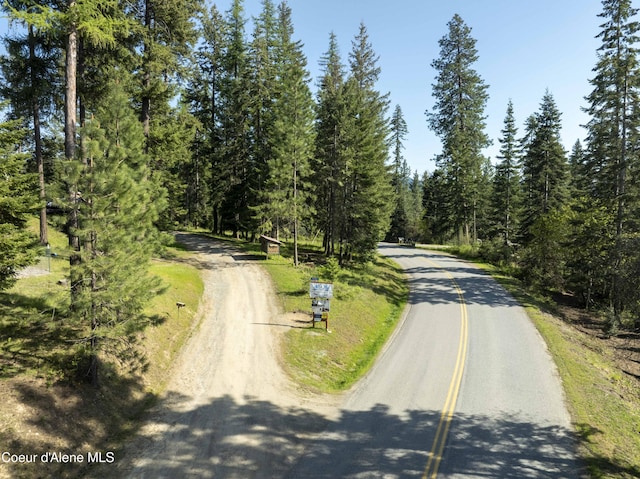 31582 E Hayden Lake Rd, Hayden, ID 83835 - view of street featuring a forest view