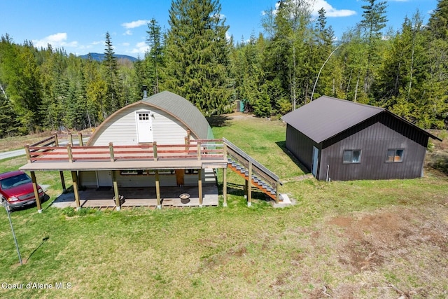 760 Fox Glen Rd, Sandpoint, ID 83864 - exterior space featuring a forest view