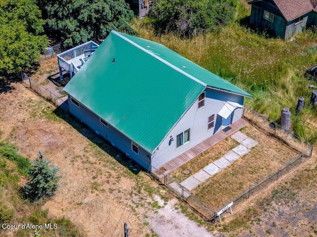 9727 W E St, Worley, ID 83876 - aerial view of property and surrounding area