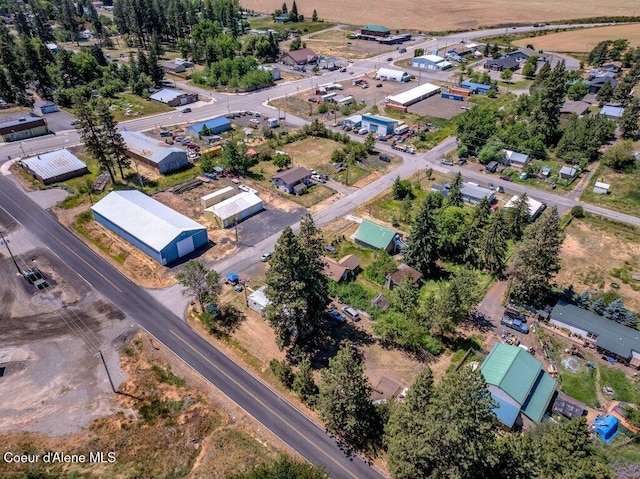 9727 W E St, Worley, ID 83876 - aerial view of property and surrounding area