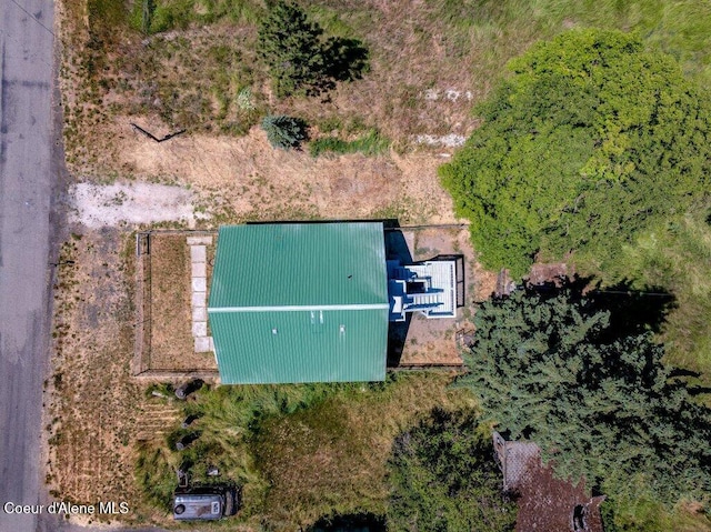 9727 W E St, Worley, ID 83876 - view from above of property