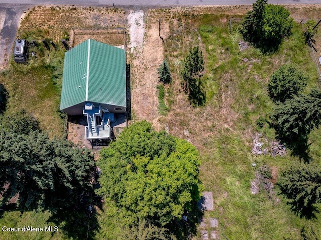 9727 W E St, Worley, ID 83876 - aerial view of property and surrounding area