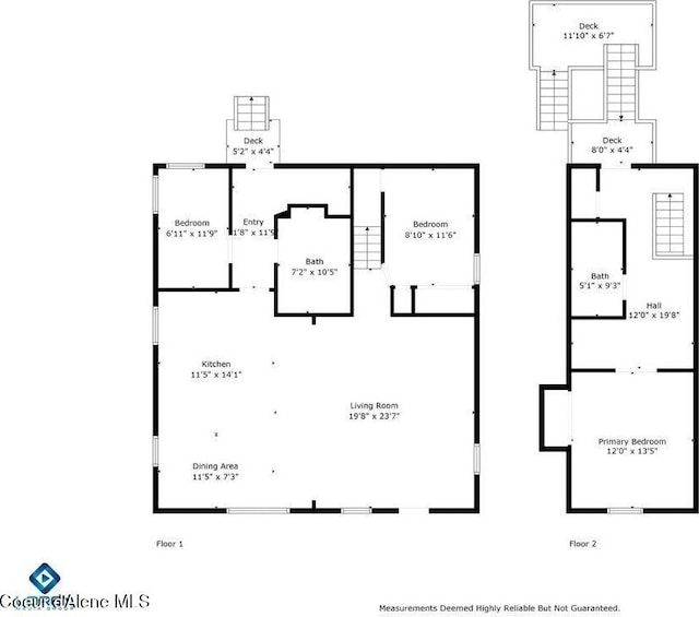 9727 W E St, Worley, ID 83876 - view of home floor plan