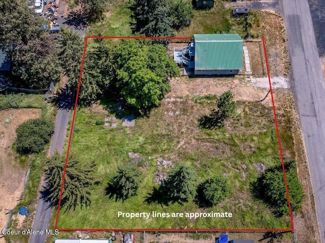 9727 W E St, Worley, ID 83876 - view of property location featuring property parcel outlined
